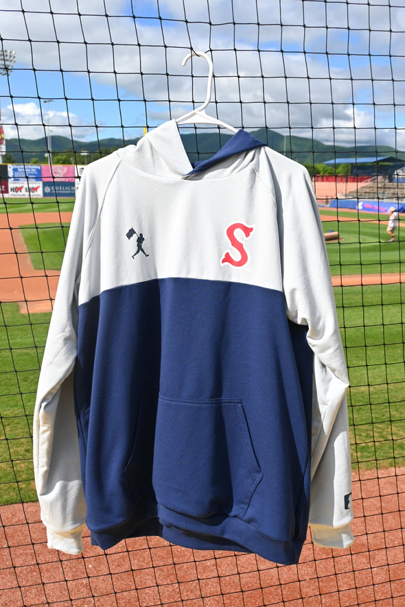 Salem Red Sox Baseballism Navy Reversable Hoodie