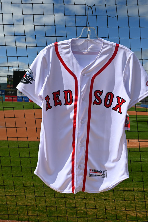 Salem Red Sox Adult White Replica Jersey