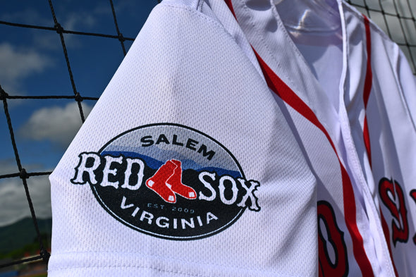 Salem Red Sox Adult White Replica Jersey