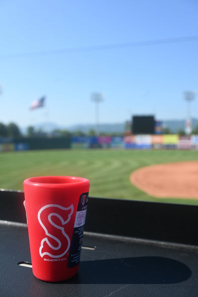 Salem Red Sox Silicone Shot Glass
