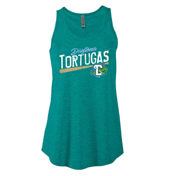 LADIES JADE TRI-BLEND FLOWY TANK