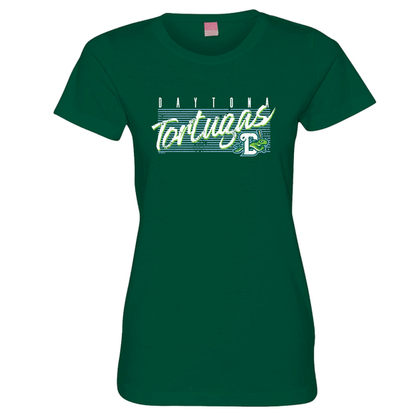 LADIES FOREST GREEN TEE