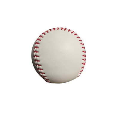 White Primary Logo Baseball