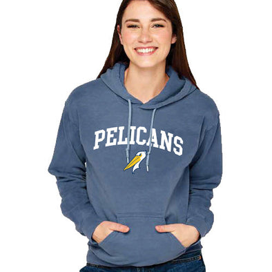 Myrtle Beach Pelicans Soft As A Grape Denim Alternate Softwash Hood