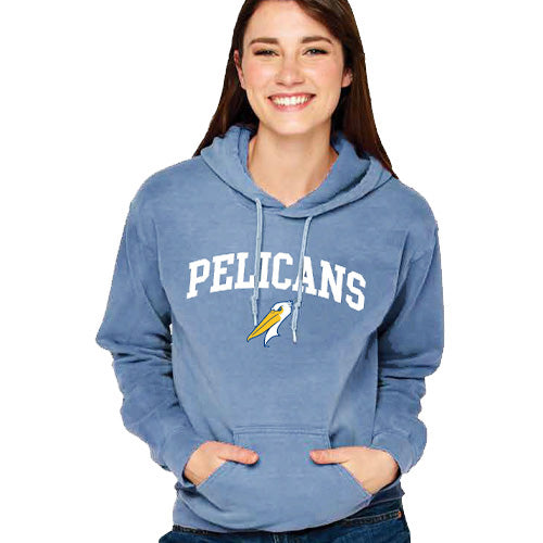 Myrtle Beach Pelicans Soft As A Grape Denim Alternate Softwash Hood