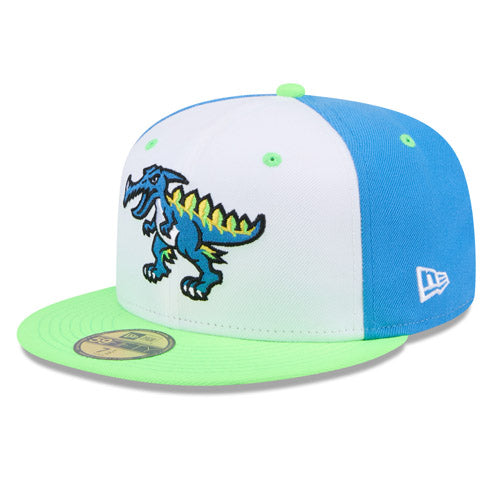 Myrtle Beach Pelicans New Era 59Fifty Pelisaurus Rex Cap