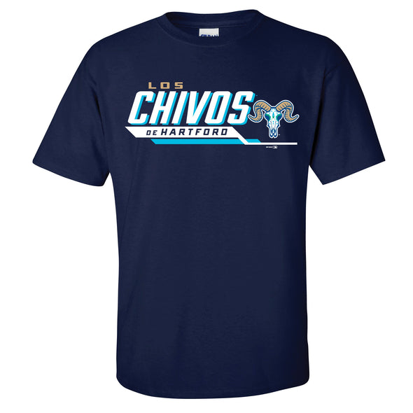 Hartford Yard Goats Bimm Ridder Los Chivos Disposition Tee