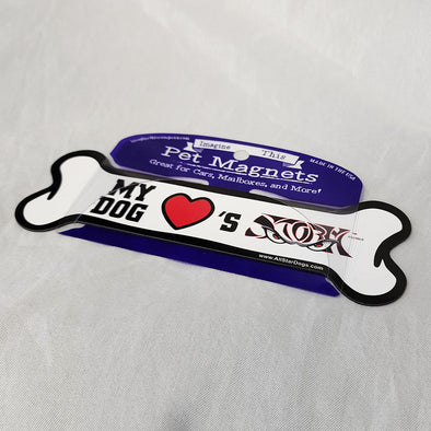 Lake Elsinore Storm Dog Bone Magnet