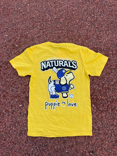 Naturals Puppy Love Baseball Tee