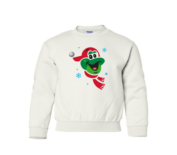 Reedy Winter Wonderland Youth White Crewneck Sweatshirt