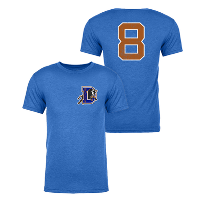 Durham Bulls 108 Stitches Davis 8 Tee