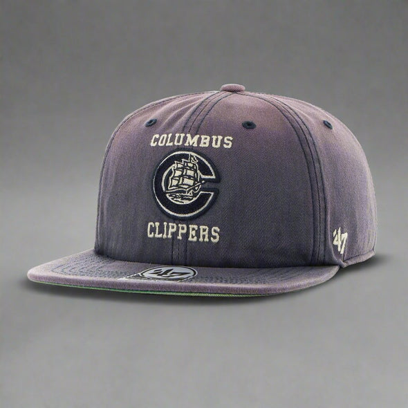 Columbus Clippers 47 Brand Double Play Captain Snapback