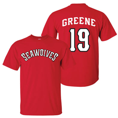 Erie SeaWolves BR Greene Shirsey Red