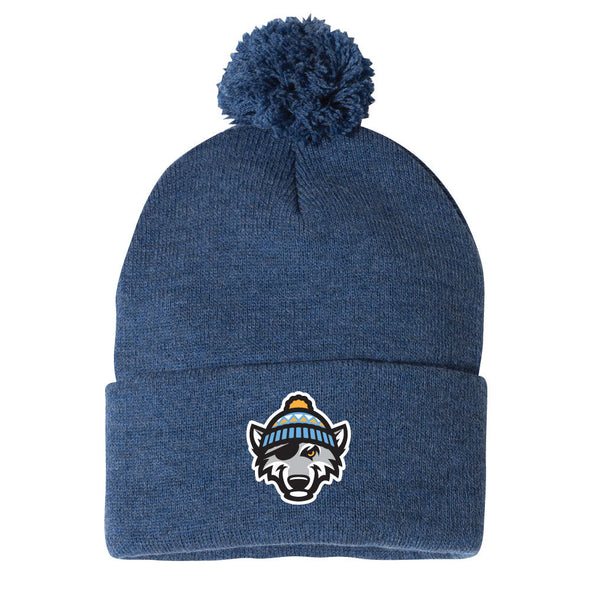 Erie SeaWolves BR SnowWolves Knit Cap