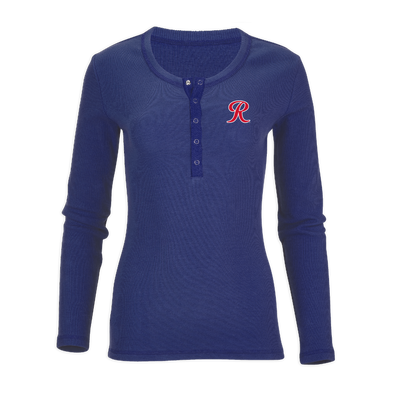 Tacoma Rainiers Boxercraft Women's Navy Henley