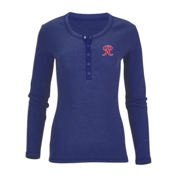 Tacoma Rainiers Boxercraft Women's Navy Henley