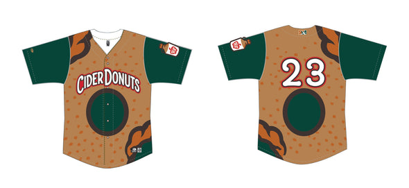 Adult Cider Donuts Full-Button Jersey [SALE]