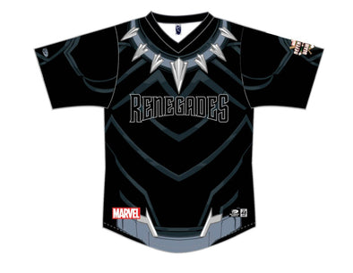 Adult HVR x MARVEL Black Panther AUTHENTIC On-Field Jersey [SALE]