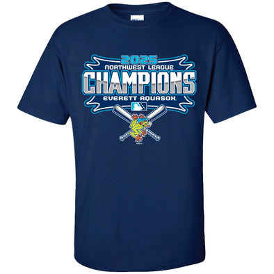 Everett AquaSox 2025 NWL Champions Tee