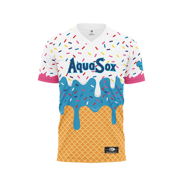 Everett AquaSox Snack Series Ice Cream Jersey Adult