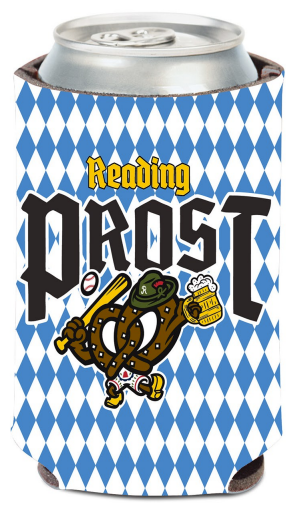 Reading Prost Can Cooler