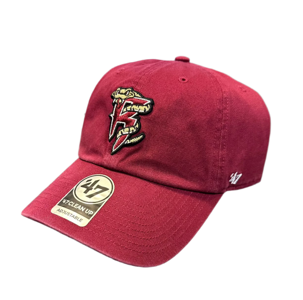 Timber Rattlers ‘47 Brand Cardinal Clean Up Adjustable Hat