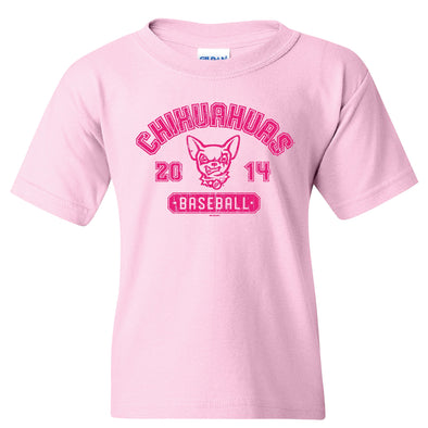 CHIHUAHUAS EDISON PINK YTH TEE- BIMM RIDDER