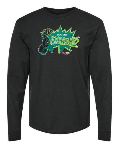 Eugene Emeralds OT Sports Marvel's Defenders of the Diamond Long-Sleeve T-Shirt