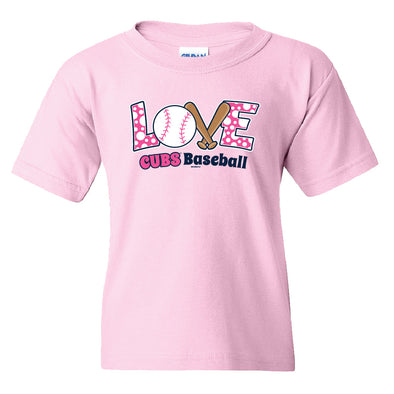 South Bend Cubs Girls LOVE T-shirt