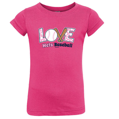 Syracuse Mets BR Love Hot Pink Toddler Tee