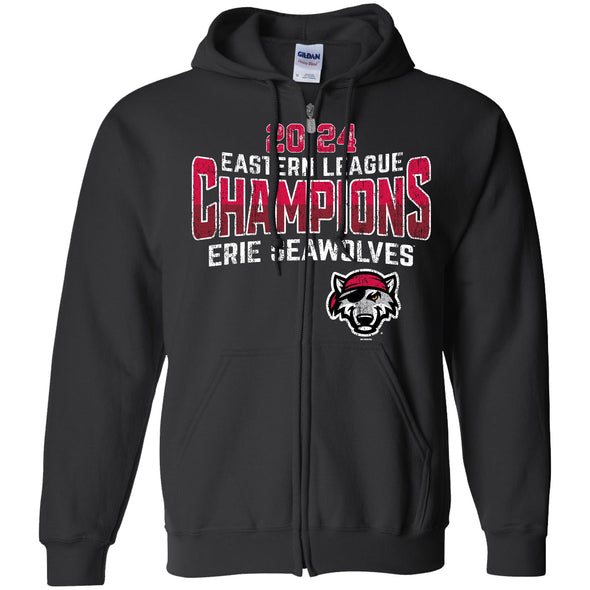 Erie SeaWolves BR 2024 Eastern League Champs Full-Zip Sweatshirt