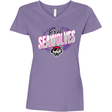 Erie SeaWolves BR Women's Dextrose V-Neck