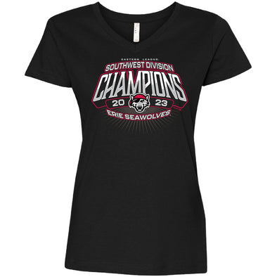 Erie SeaWolves Women's 2023 SW Division Champs Tee