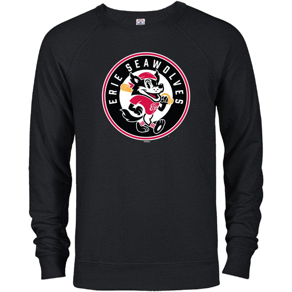 Erie SeaWolves BR Fauxback Rounded Crew