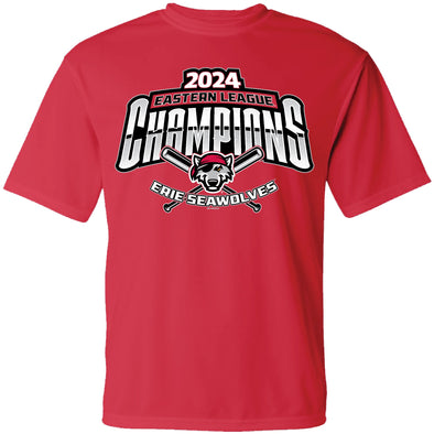 Erie SeaWolves BR 2024 Eastern League Champs Bats Performance Tee