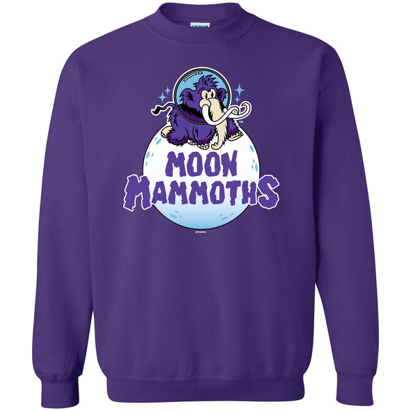 Erie SeaWolves BR Moon Mammoths Crewneck Sweatshirt