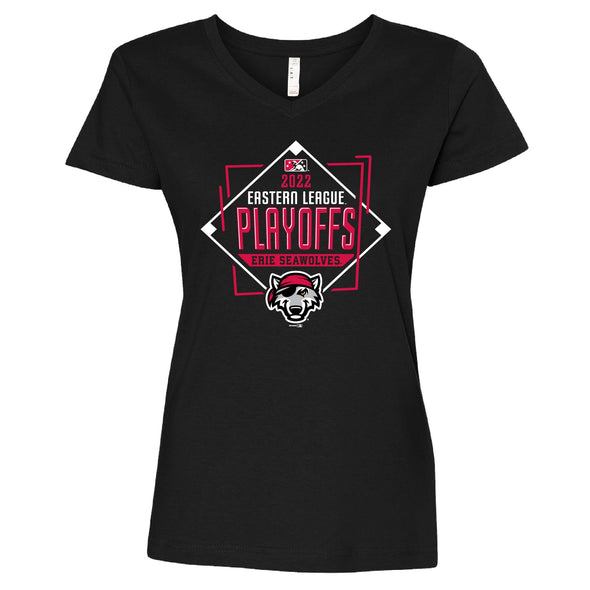 Erie SeaWolves 2022 Playoffs Women's V-Neck