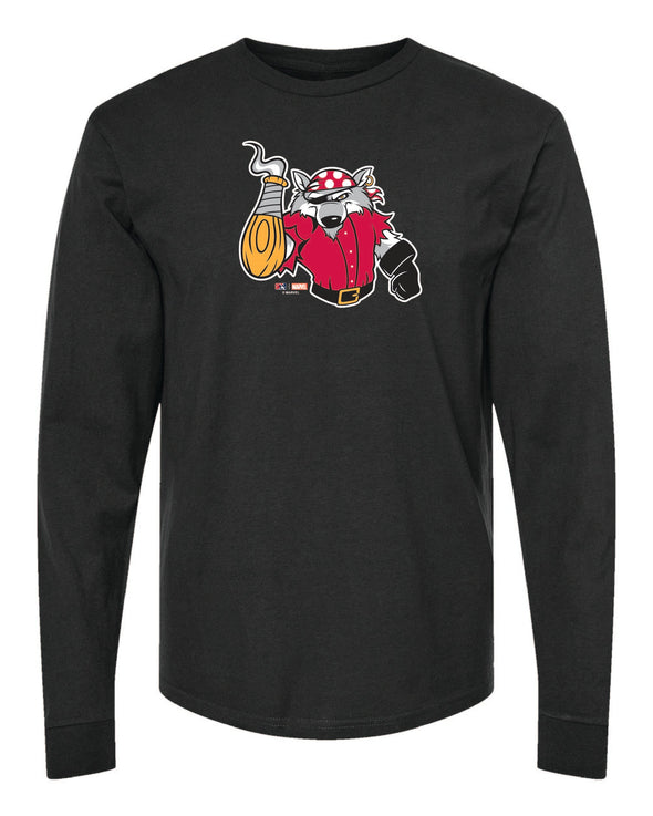 Erie SeaWolves Marvel's Defenders of the Diamond Primary Long-Sleeved Tee