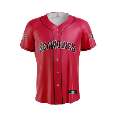 Erie SeaWolves OT Youth Red Jersey