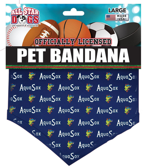 Everett AquaSox Pet Bandana