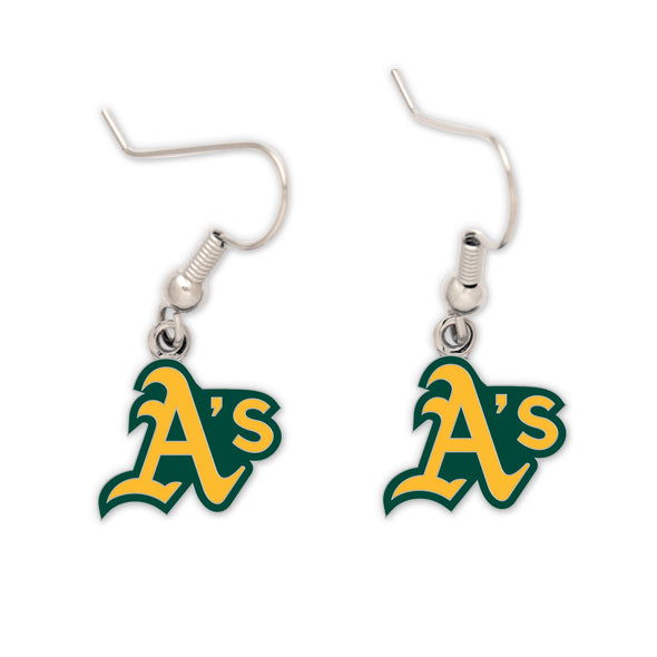EARRING A'S LOGO DANGLE, ATHLETICS