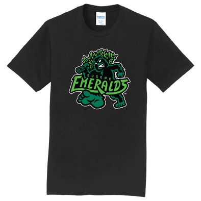 Eugene Emeralds Black Primary Sasquatch T-Shirt