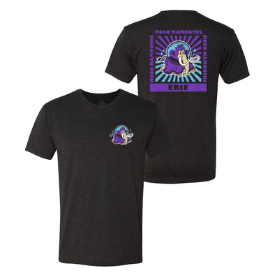 Erie SeaWolves 108 Moon Mammoths Sunspot Tee