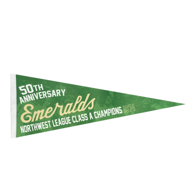 Eugene Emeralds 1974 Northwest League Champions Pennant