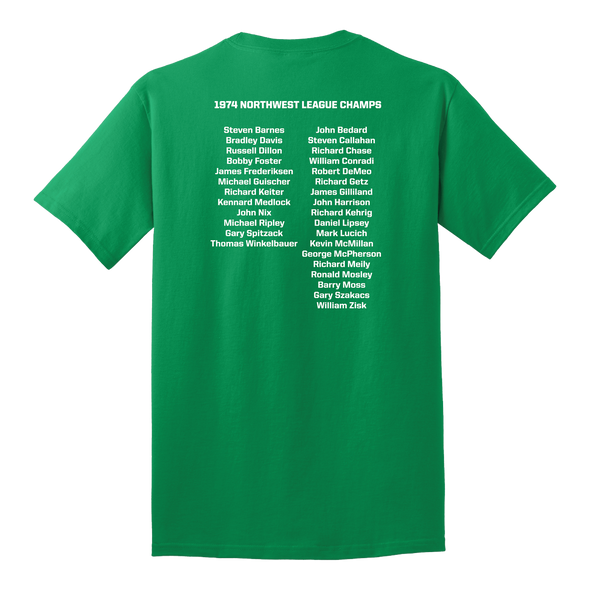 Eugene Emeralds 1974 Championship 50th Anniversary T-Shirt