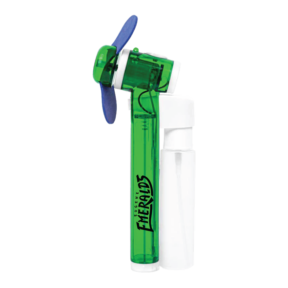 Eugene Emeralds Handheld Misting Fan