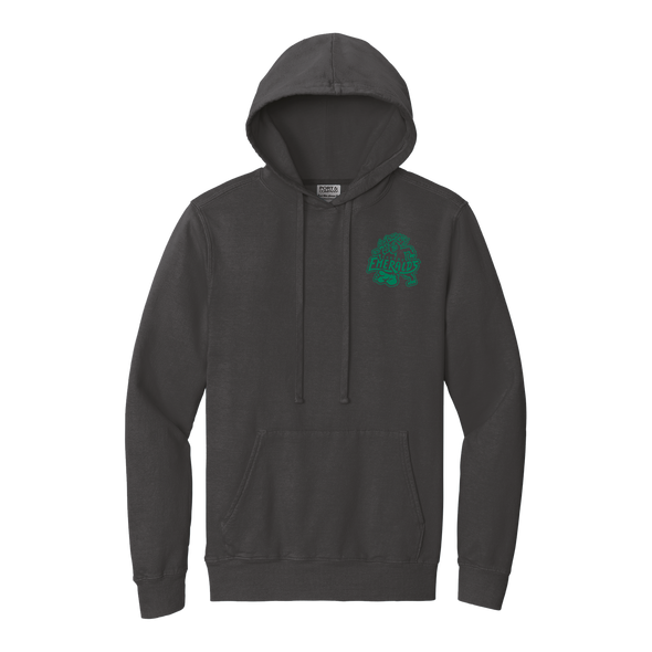 Eugene Emeralds Beach Wash Coal Hooded Sweatshirt