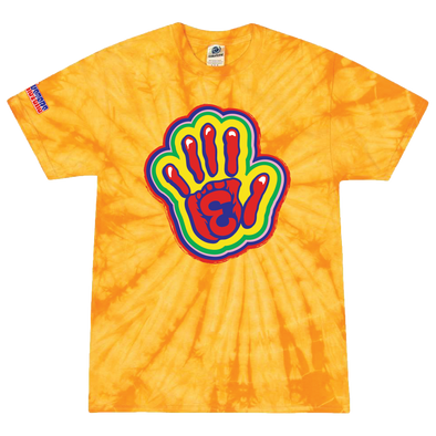 Eugene Emeralds Pranksters Handprint Tie-Dye T-Shirt