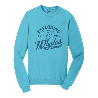 Eugene Emeralds Exploding Whales Tidal Wave Crewneck Sweatshirt