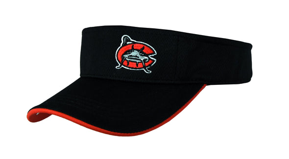 Carolina Mudcats Black Everett Adjustable Visor